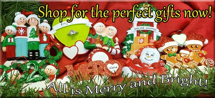 Personalized Christmas Ornaments from The Christmas Vacation Shop of Bar Harbor Maine