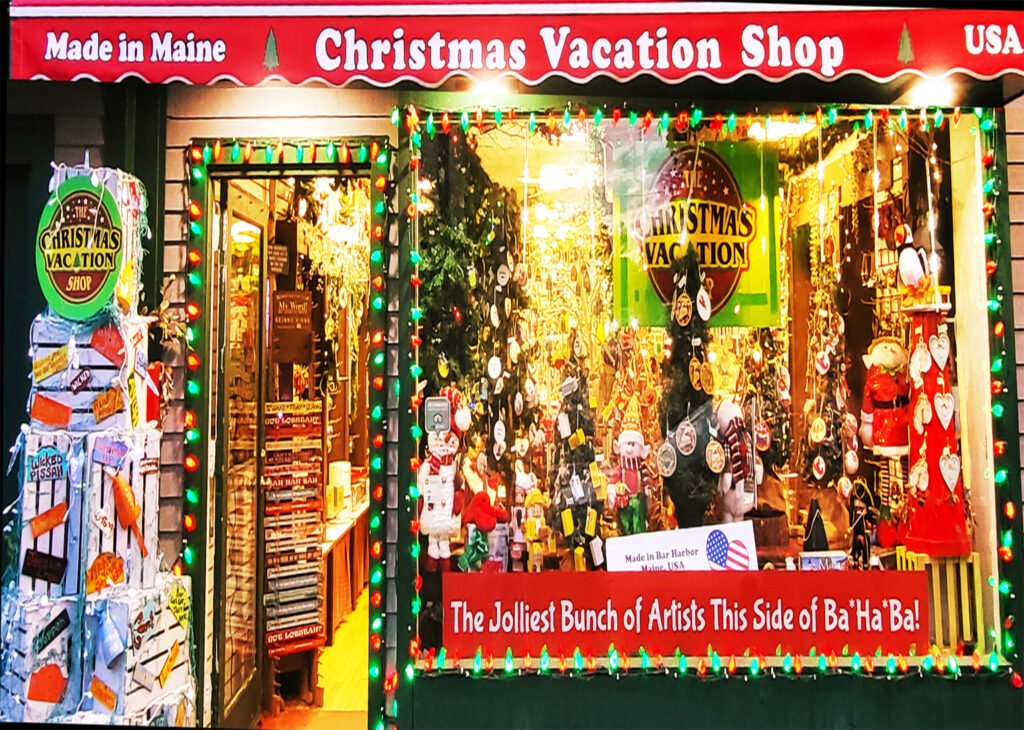 Christmas Ornaments from The Christmas Vacation Shop of Bar Harbor Maine