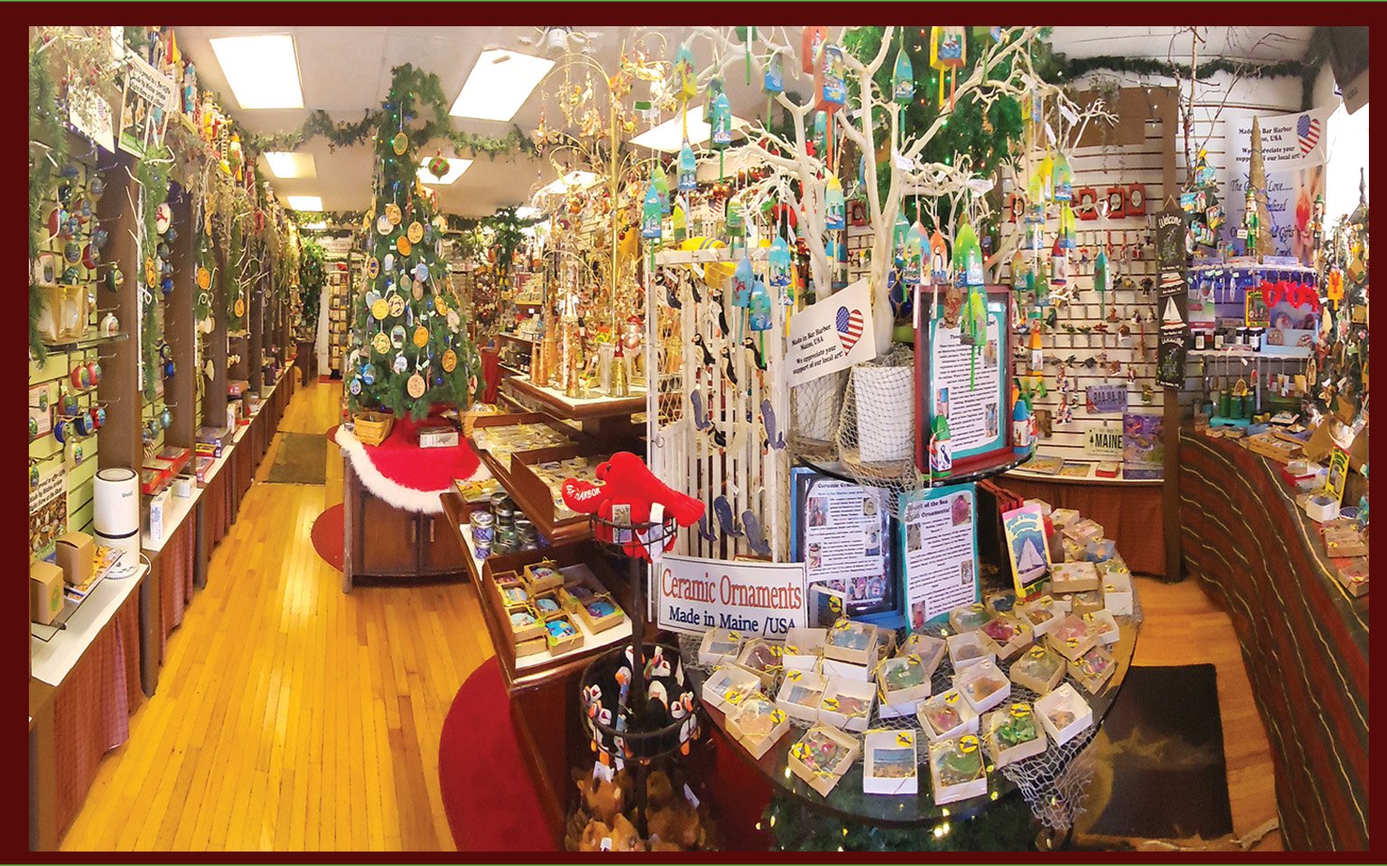 The Christmas Vacation Shop Bar Harbor Maine