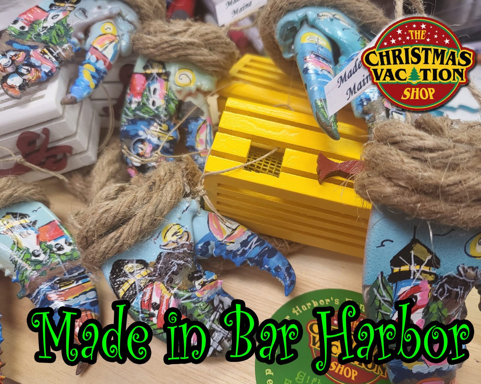 Made in Bar Harbor Maine Gifts from The Christmas Vacation Shop.