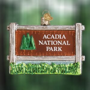 Acadia National Park Old World Blown Glass Ornament
