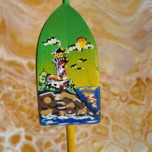 Lobster Buoy Painted Wood Ornament
